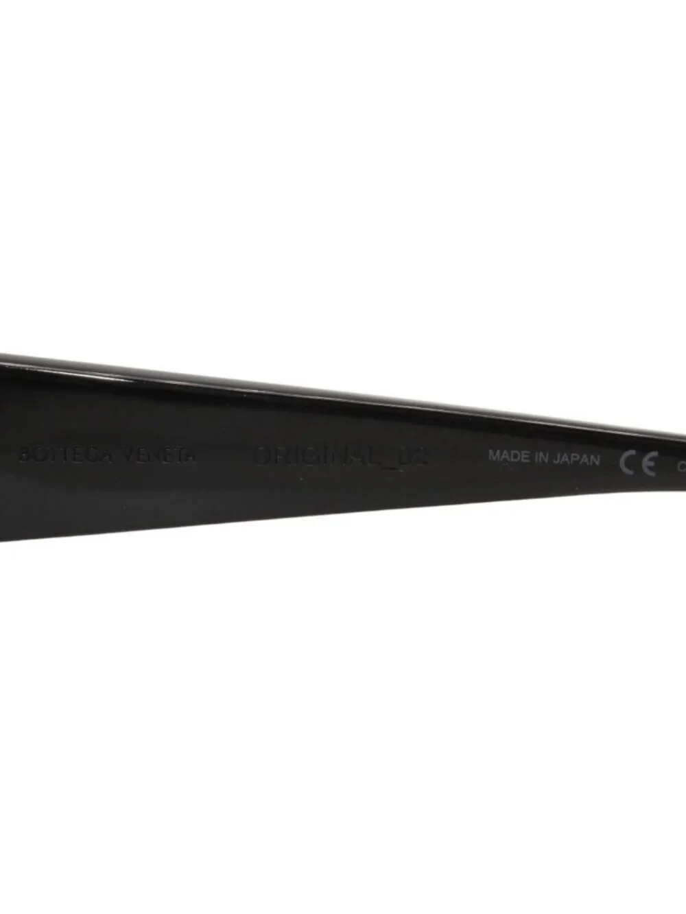 Bottega Veneta Sunglasses Eyewear 001 55 Side Logo Black